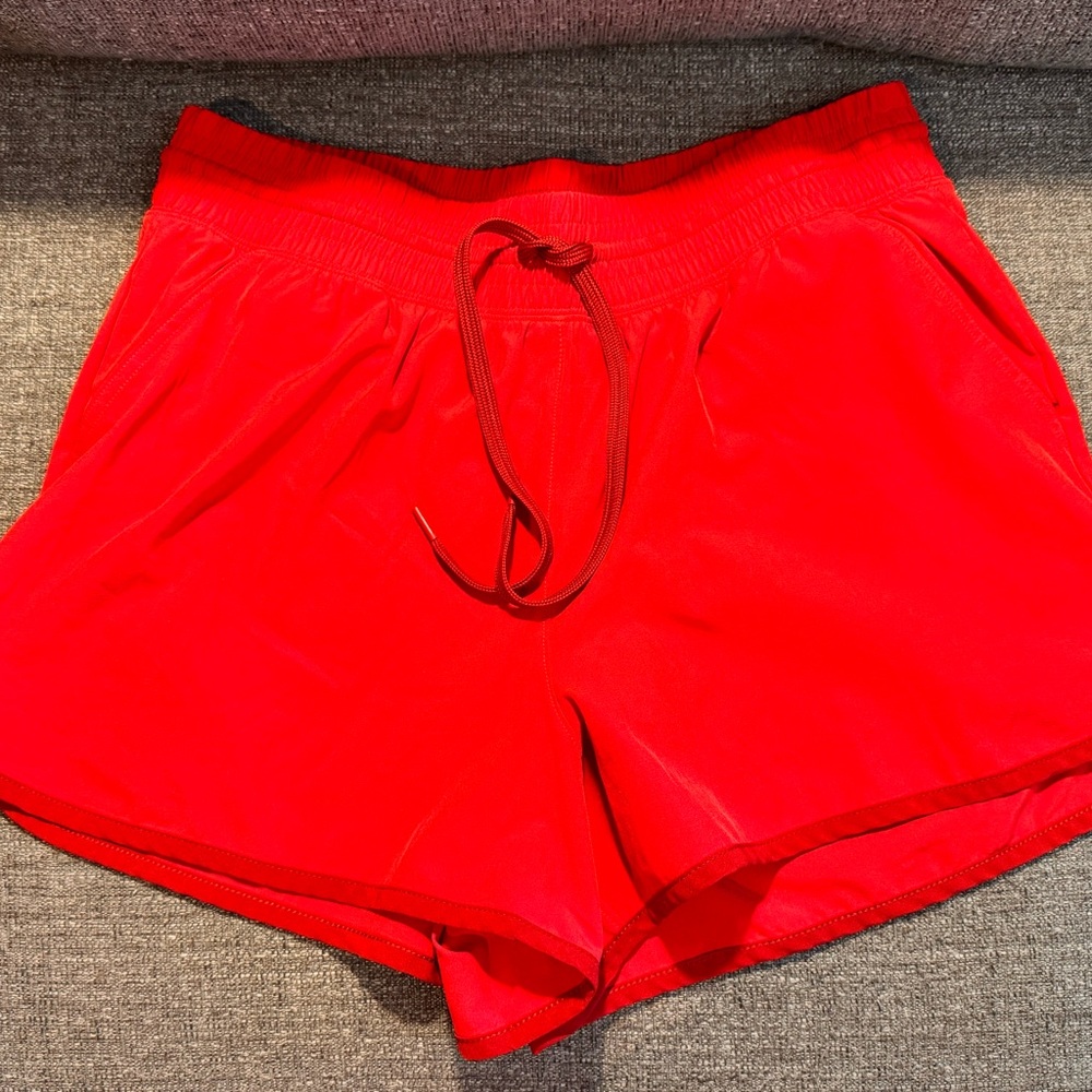 Women's Abercrombie Red Shorts